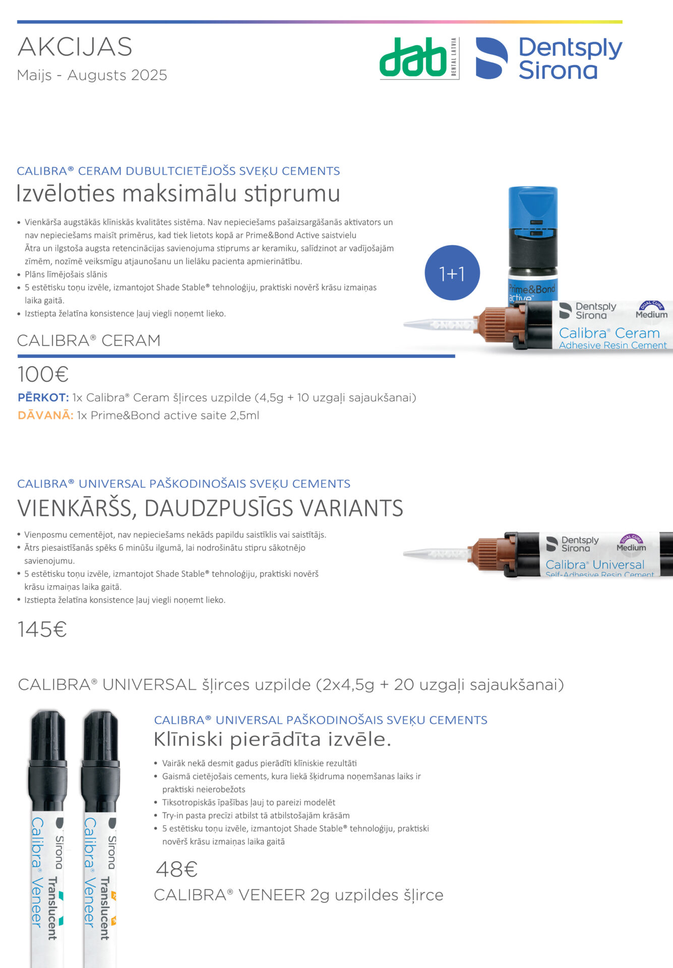 Dab DentsplySirona 2025maijs augusts akcijas 02 1